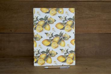 Preview: Sauer macht lustig Klemmbrett a4 mit hübschem Zitronenpapier